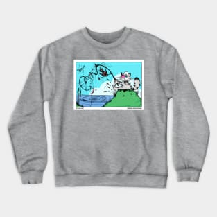 Cat Fishing Crewneck Sweatshirt